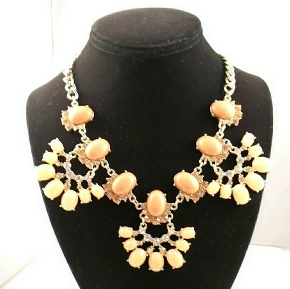 Lydell NYC Jewelry - Huge Chunky Statement Necklace w Rhinestones NWOT